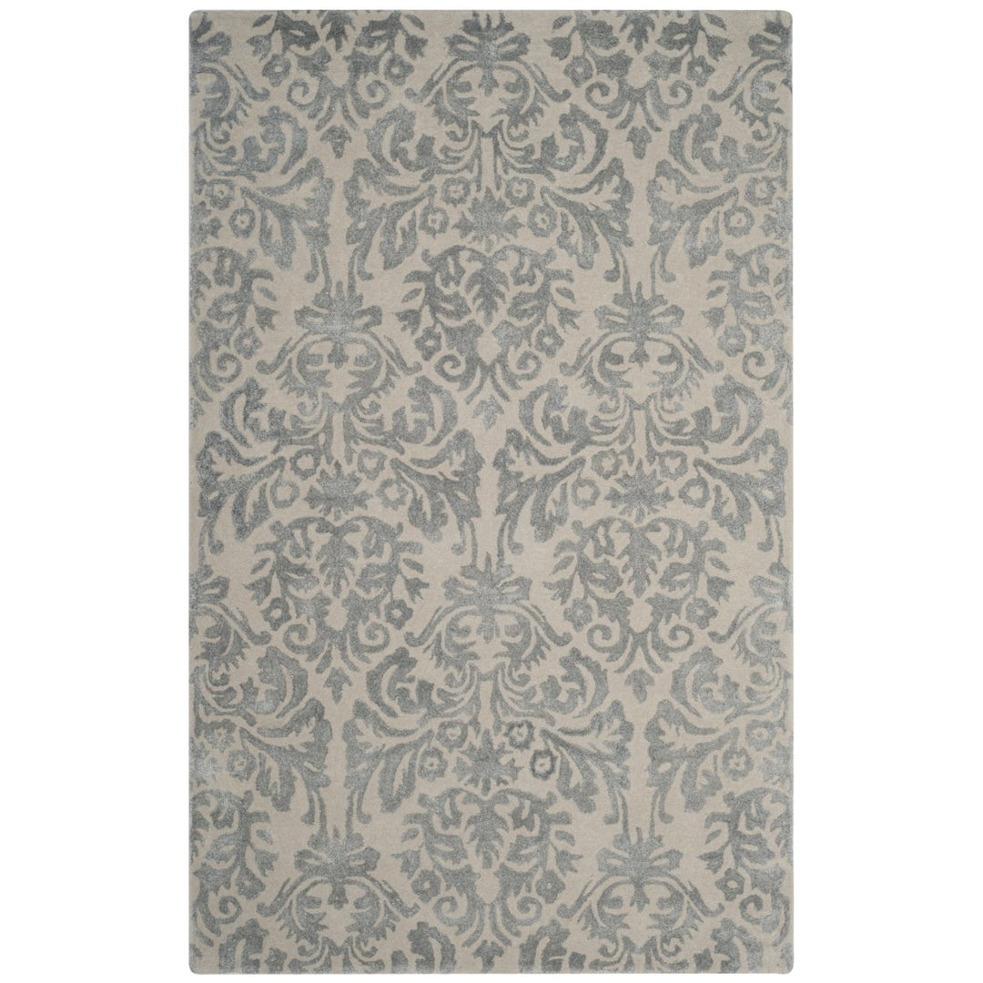 SAFAVIEH Bella BEL156A Handmade Ivory / Silver Rug Image 1