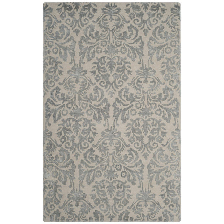 SAFAVIEH Bella BEL156A Handmade Ivory / Silver Rug Image 1