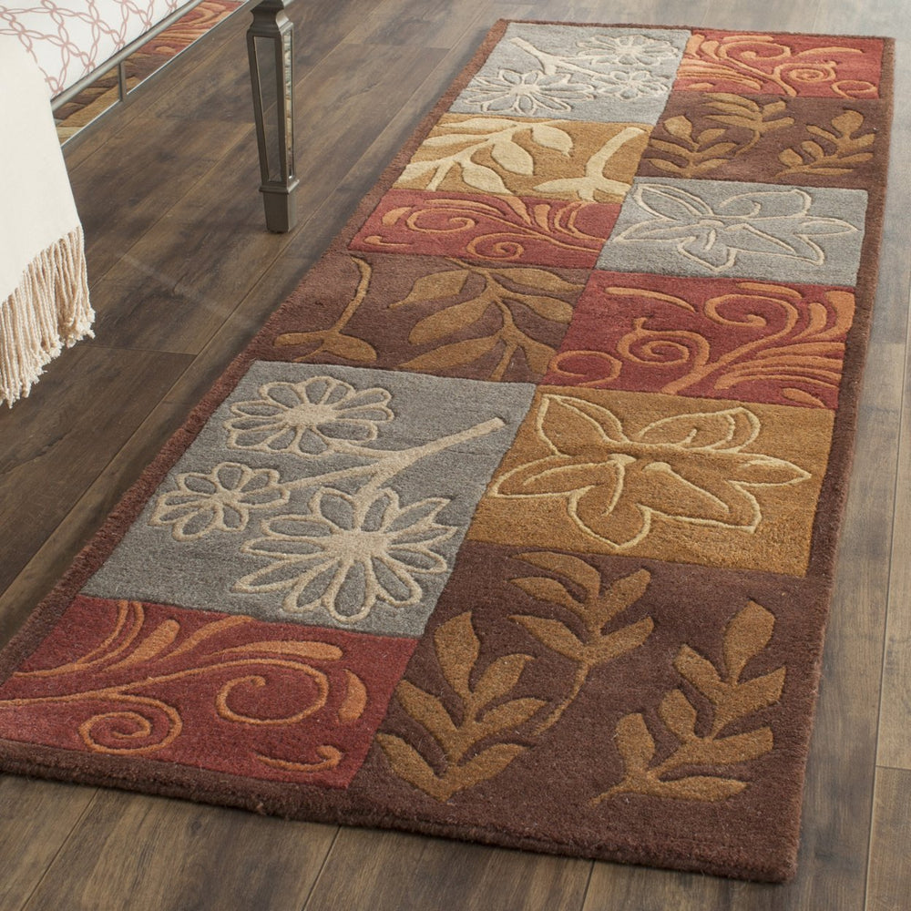 SAFAVIEH Bella Collection BEL352A Handmade Multi Rug Image 2