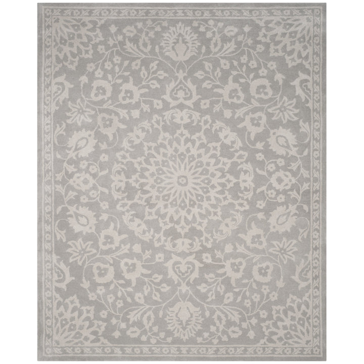 SAFAVIEH Bella BEL446A Handmade Grey / Silver Rug Image 1