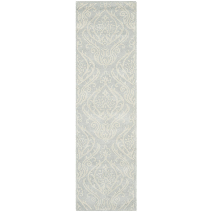 SAFAVIEH Bella BEL445A Handmade Silver / Ivory Rug Image 5