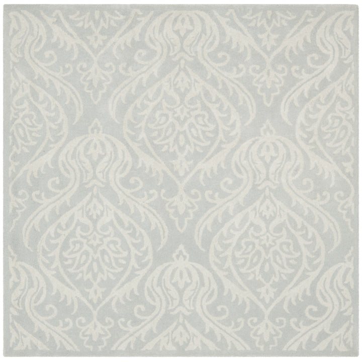 SAFAVIEH Bella BEL445A Handmade Silver / Ivory Rug Image 6