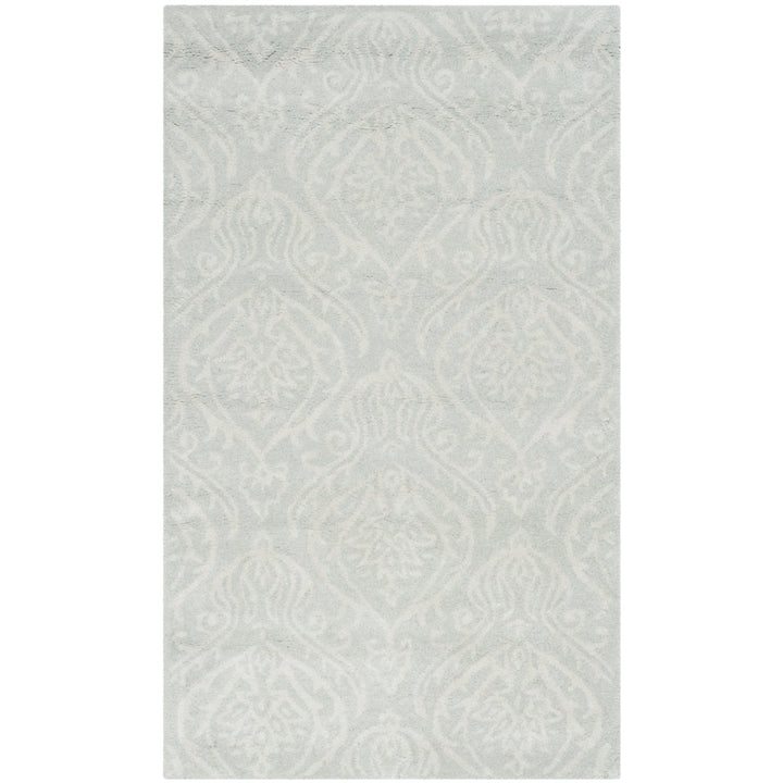 SAFAVIEH Bella BEL445A Handmade Silver / Ivory Rug Image 1