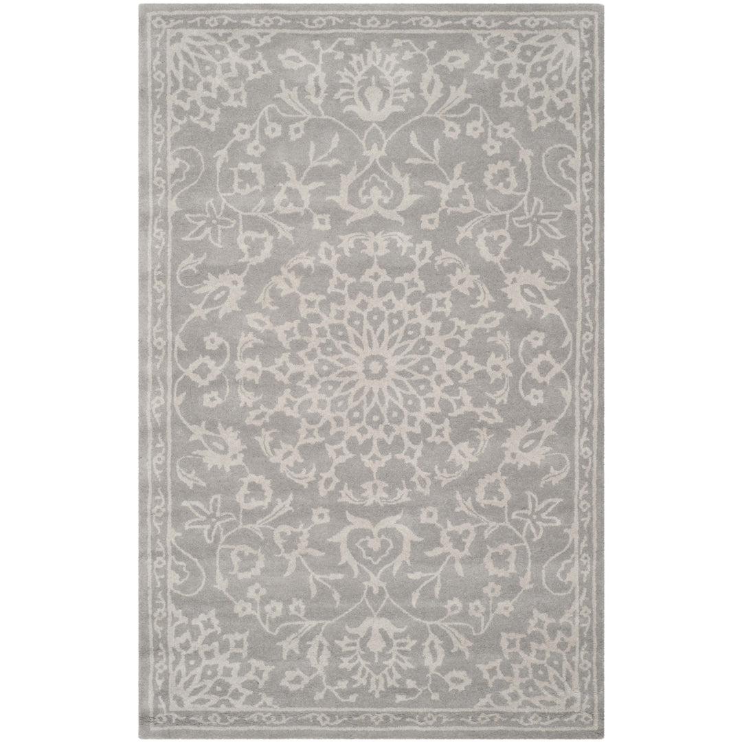 SAFAVIEH Bella BEL446A Handmade Grey / Silver Rug Image 9