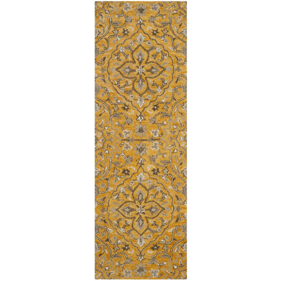 SAFAVIEH Bella BEL673A Handmade Gold / Taupe Rug Image 3