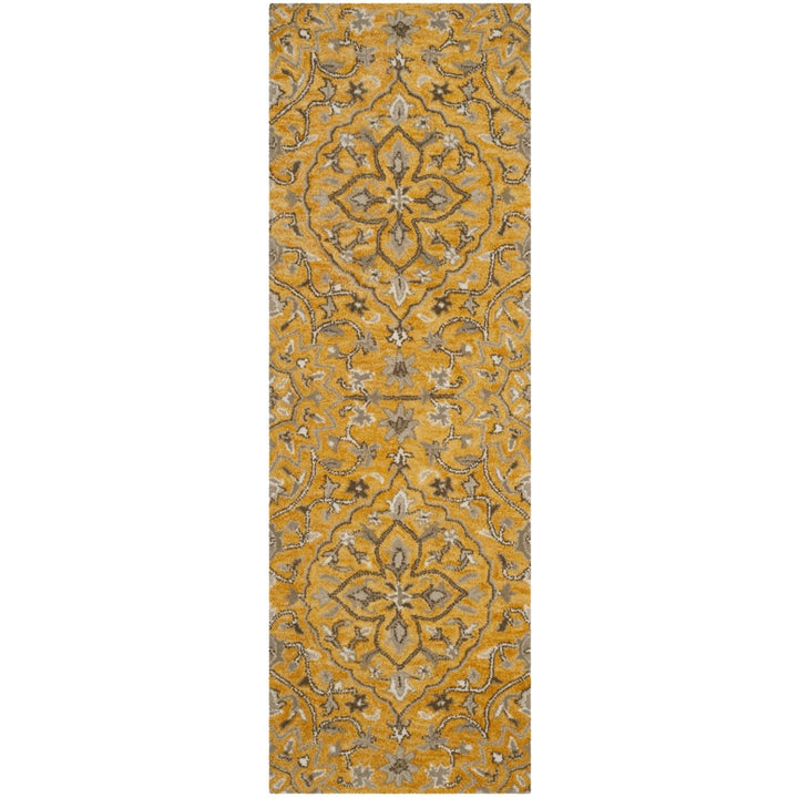 SAFAVIEH Bella BEL673A Handmade Gold / Taupe Rug Image 3