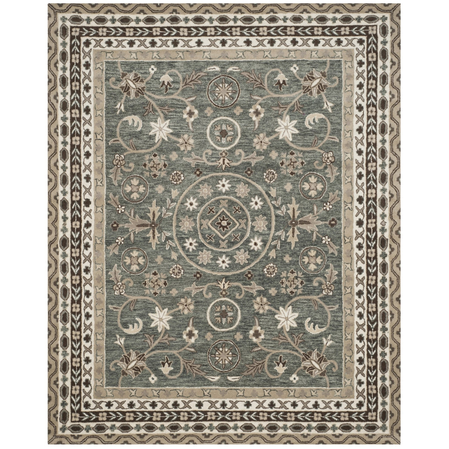 SAFAVIEH Bella BEL674A Handmade Grey / Taupe Rug Image 1