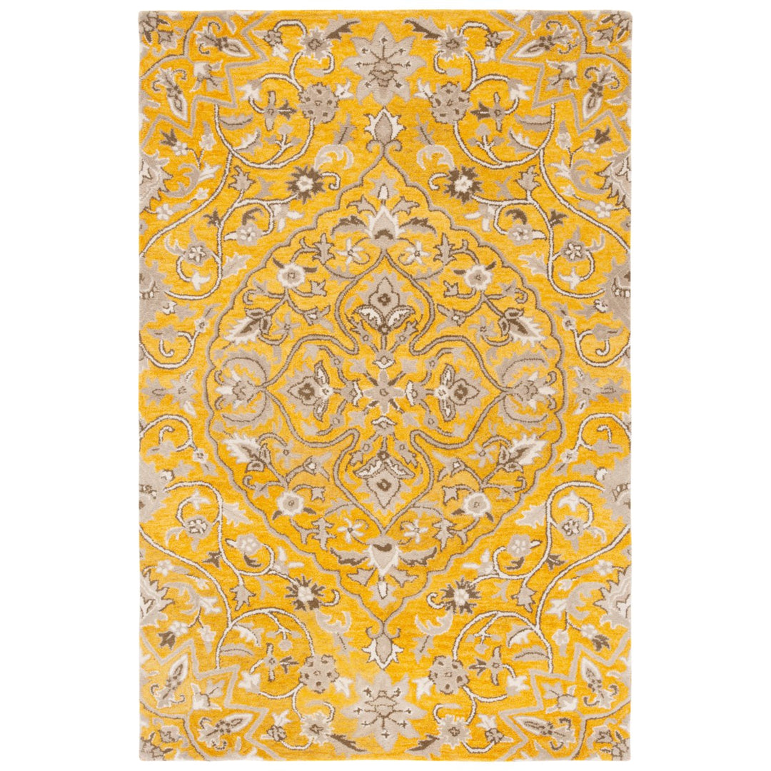 SAFAVIEH Bella BEL673A Handmade Gold / Taupe Rug Image 4