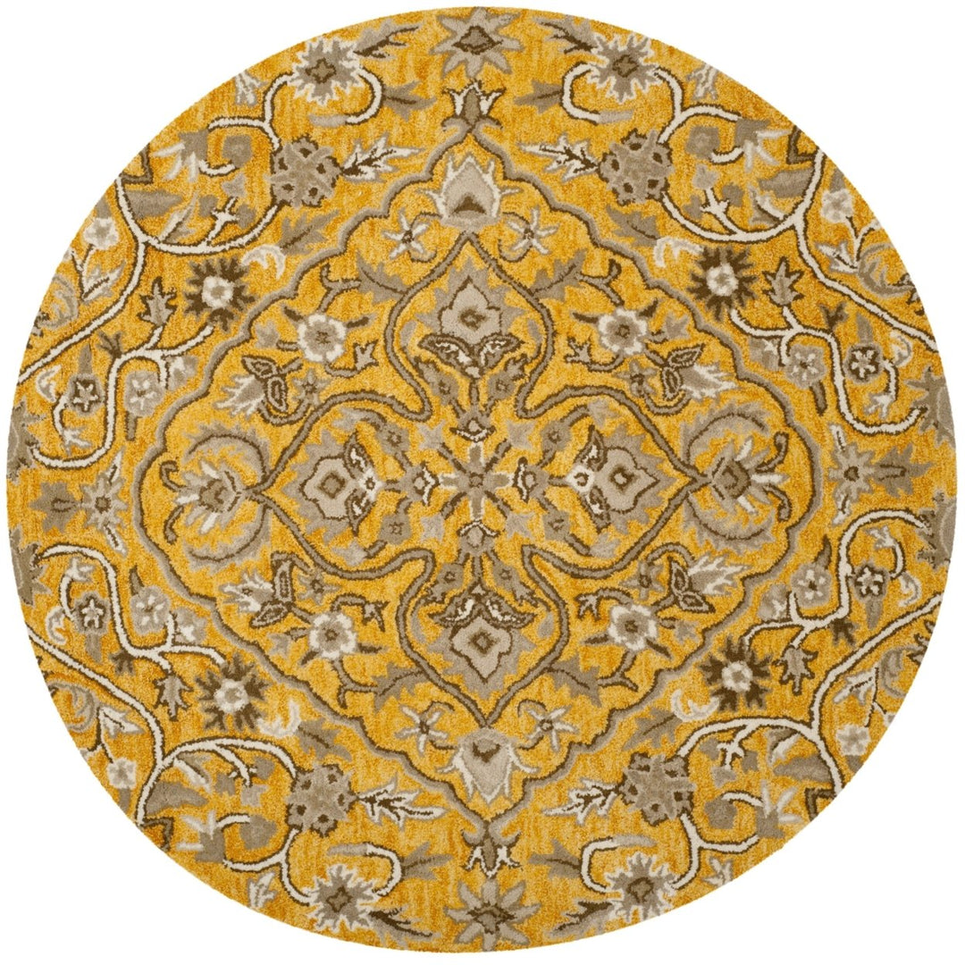 SAFAVIEH Bella BEL673A Handmade Gold / Taupe Rug Image 1