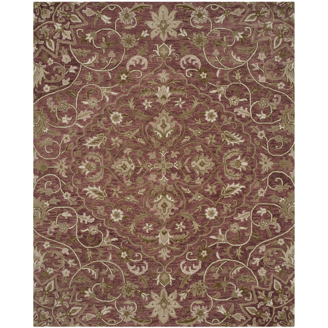 SAFAVIEH Bella BEL673B Handmade Rose / Taupe Rug Image 1