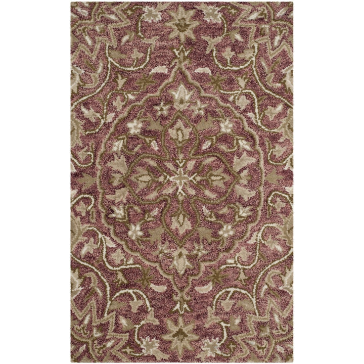 SAFAVIEH Bella BEL673B Handmade Rose / Taupe Rug Image 1