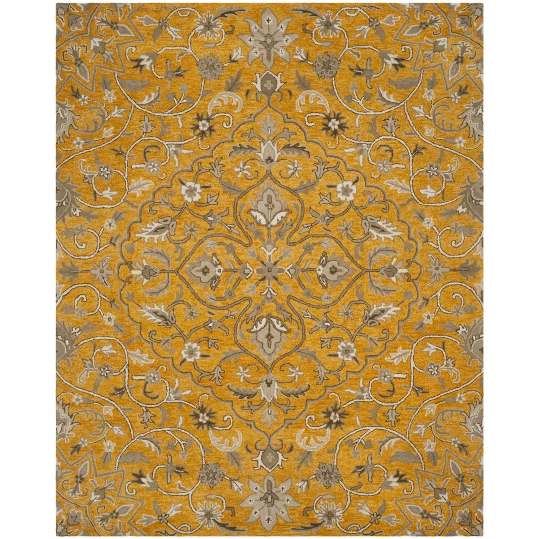 SAFAVIEH Bella BEL673A Handmade Gold / Taupe Rug Image 7