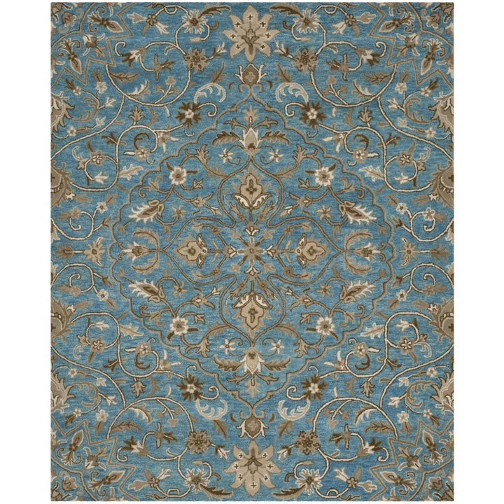 SAFAVIEH Bella BEL673C Handmade Blue / Taupe Rug Image 1