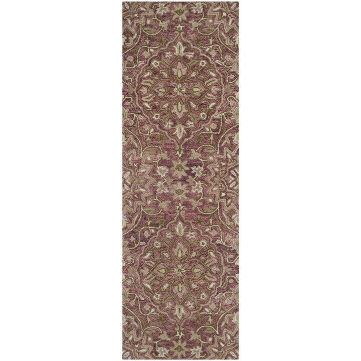 SAFAVIEH Bella BEL673B Handmade Rose / Taupe Rug Image 3