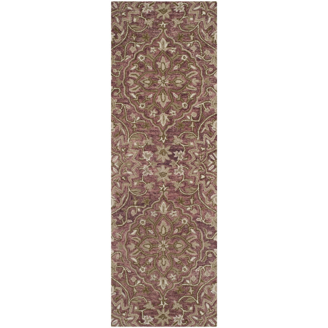 SAFAVIEH Bella BEL673B Handmade Rose / Taupe Rug Image 1