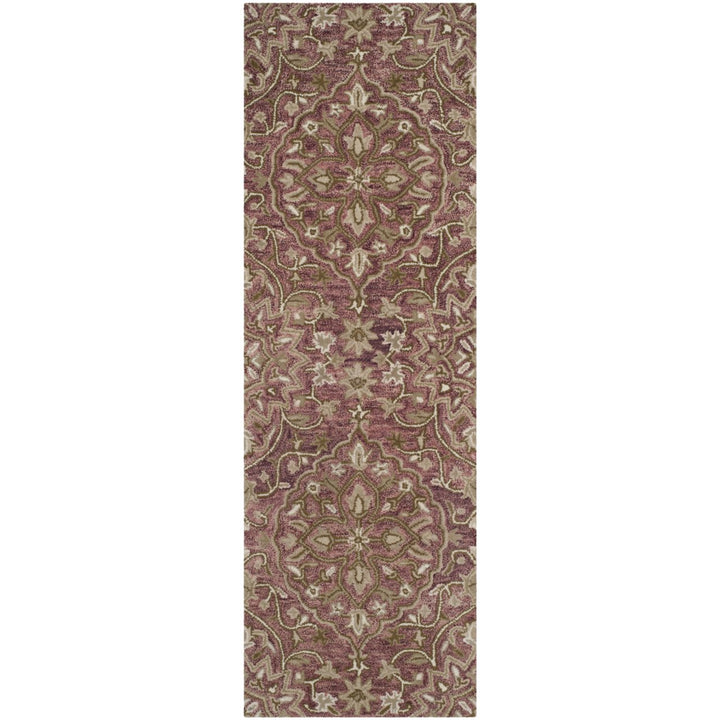 SAFAVIEH Bella BEL673B Handmade Rose / Taupe Rug Image 1