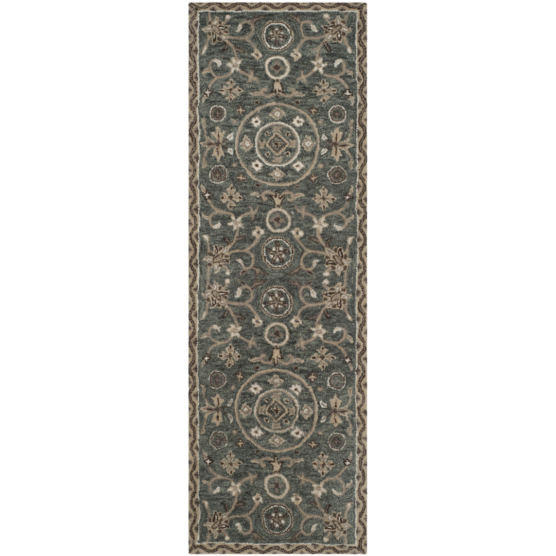 SAFAVIEH Bella BEL674A Handmade Grey / Taupe Rug Image 5