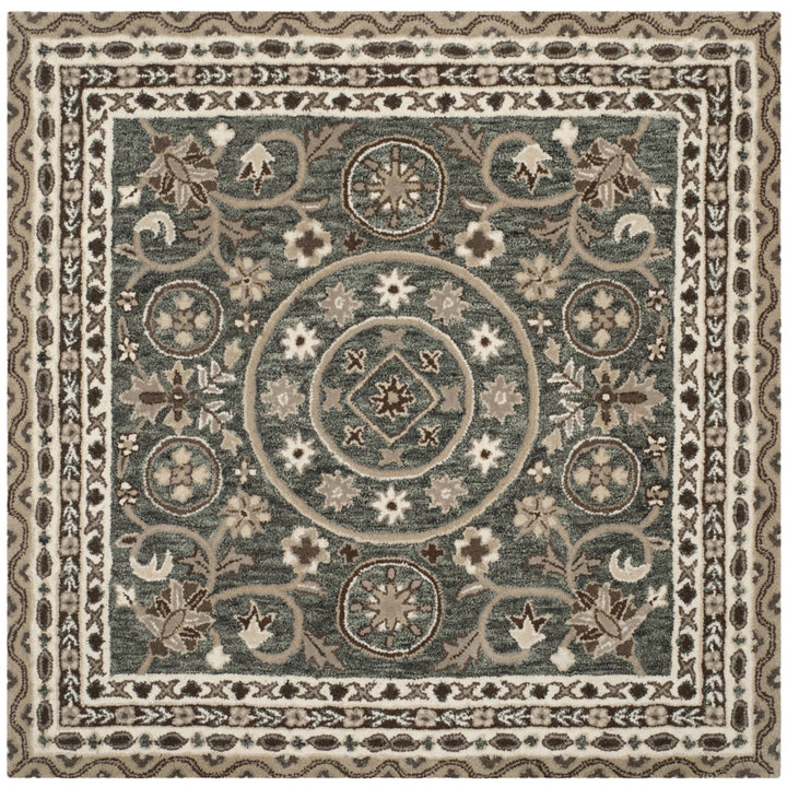 SAFAVIEH Bella BEL674A Handmade Grey / Taupe Rug Image 6