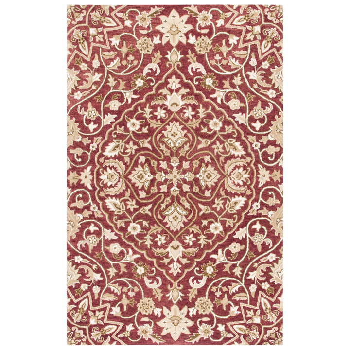 SAFAVIEH Bella BEL673B Handmade Rose / Taupe Rug Image 5