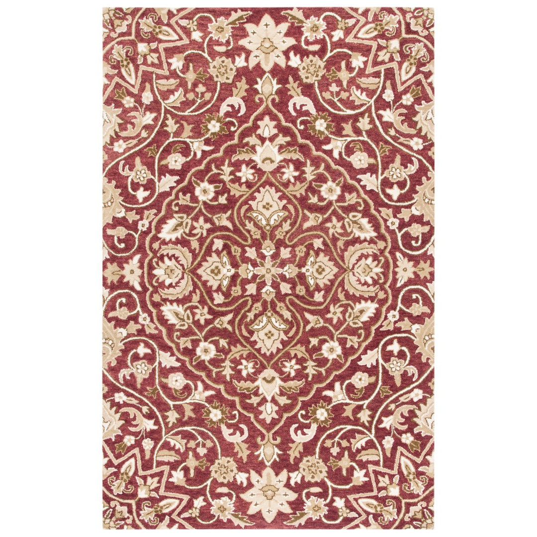 SAFAVIEH Bella BEL673B Handmade Rose / Taupe Rug Image 1