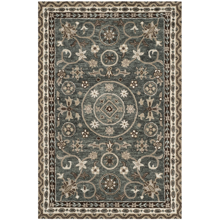 SAFAVIEH Bella BEL674A Handmade Grey / Taupe Rug Image 9