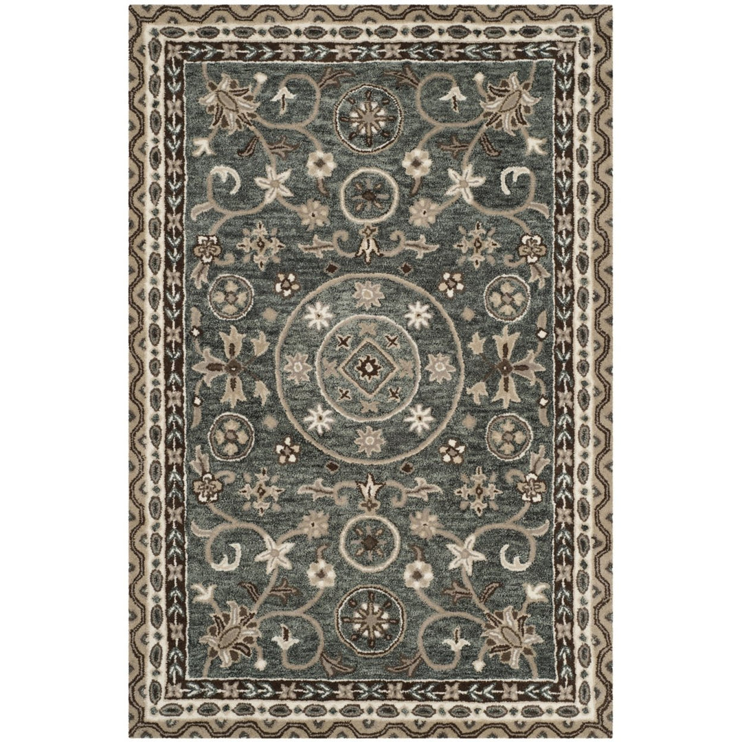 SAFAVIEH Bella BEL674A Handmade Grey / Taupe Rug Image 1