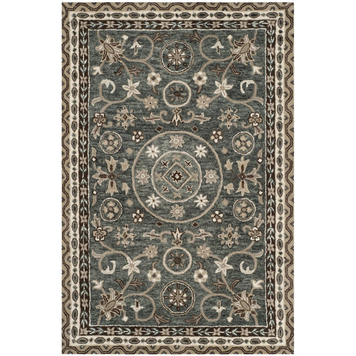 SAFAVIEH Bella BEL674A Handmade Grey / Taupe Rug Image 1