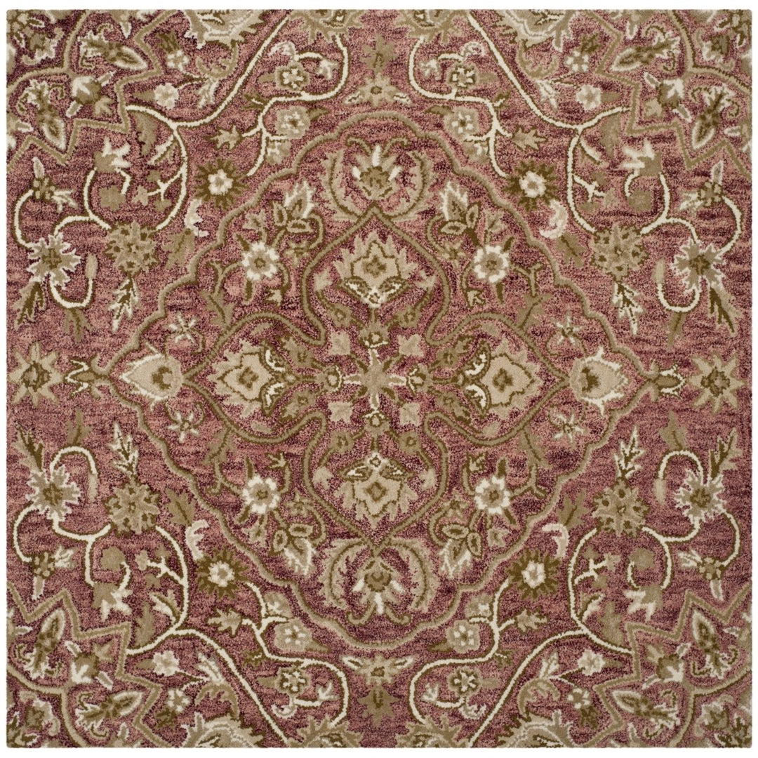 SAFAVIEH Bella BEL673B Handmade Rose / Taupe Rug Image 7