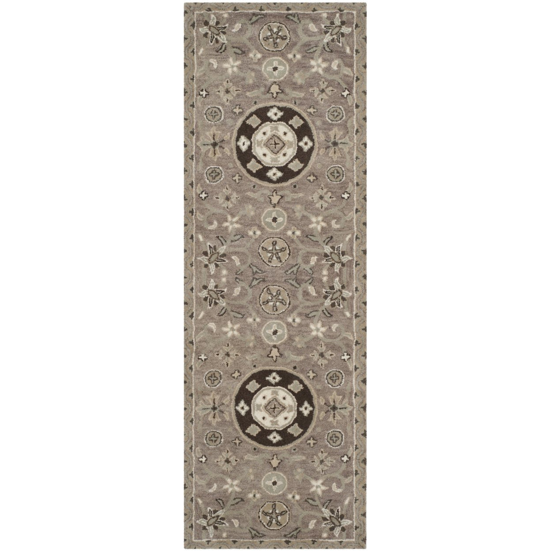 SAFAVIEH Bella BEL674B Handmade Taupe / Light Grey Rug Image 5