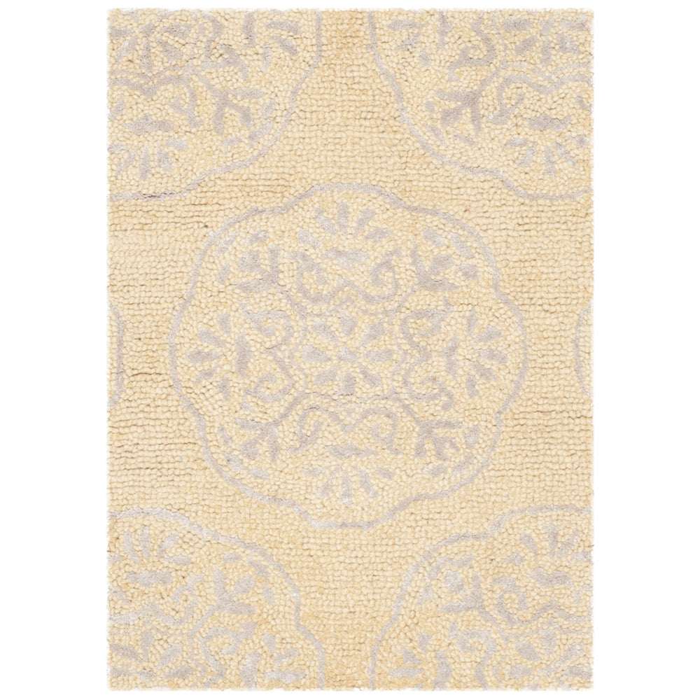 SAFAVIEH Bella BEL711B Handmade Beige / Silver Rug Image 2