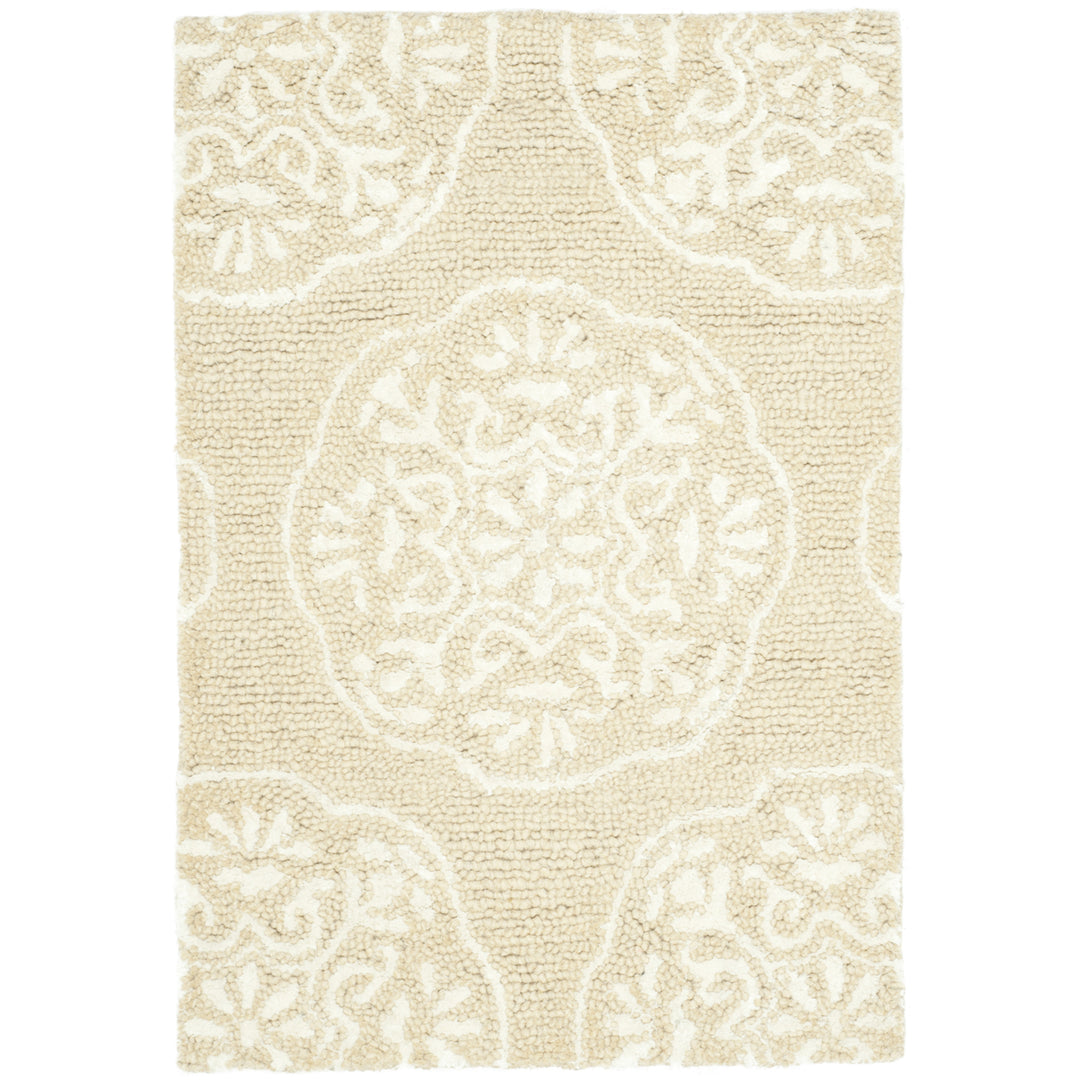 SAFAVIEH Bella BEL711A Handmade Beige / Ivory Rug Image 8