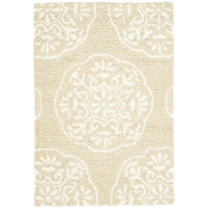 SAFAVIEH Bella BEL711A Handmade Beige / Ivory Rug Image 1