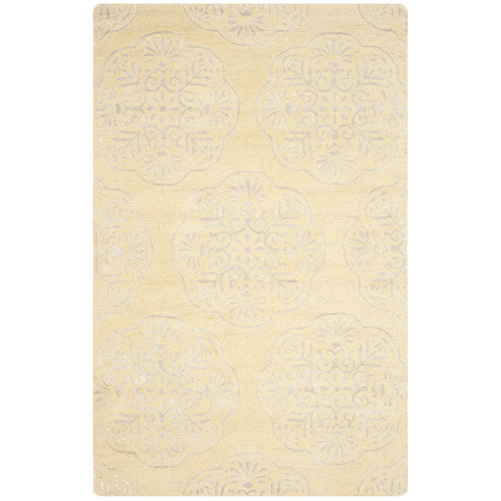 SAFAVIEH Bella BEL711B Handmade Beige / Silver Rug Image 1