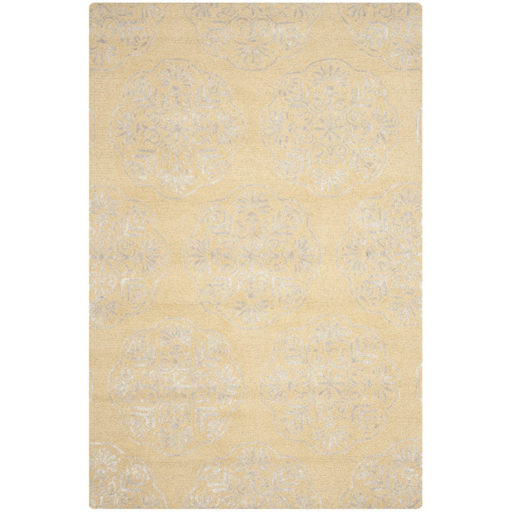 SAFAVIEH Bella BEL711B Handmade Beige / Silver Rug Image 8