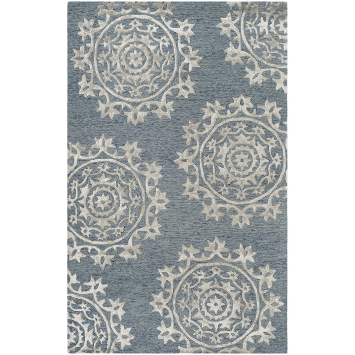 SAFAVIEH Bella Collection BEL914A Handmade Blue Rug Image 1