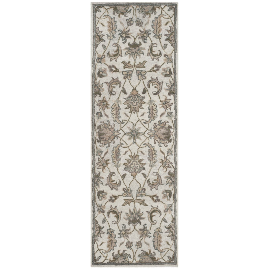 SAFAVIEH Bella BEL924A Handmade Ivory / Light Grey Rug Image 5