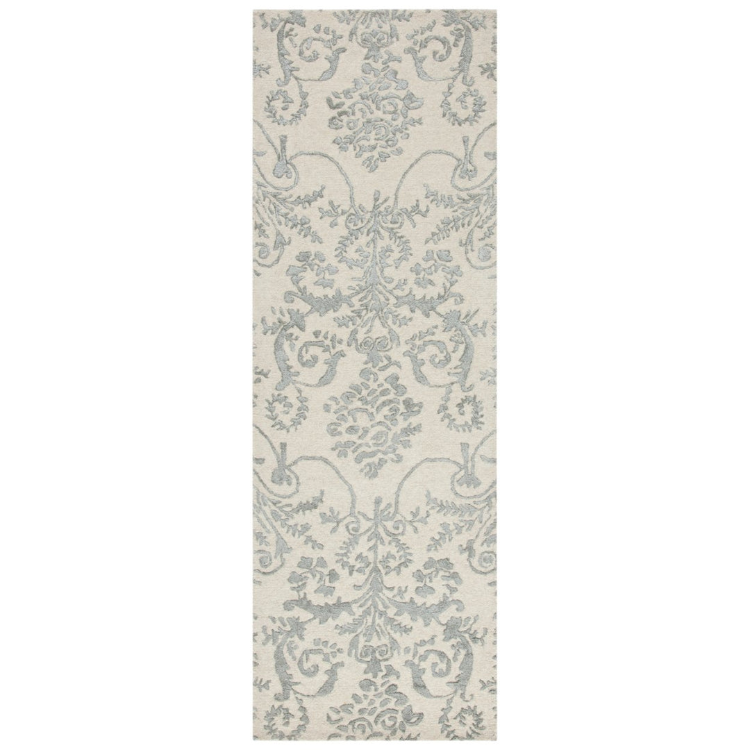 SAFAVIEH Bella BEL917A Handmade Ivory / Grey Rug Image 5