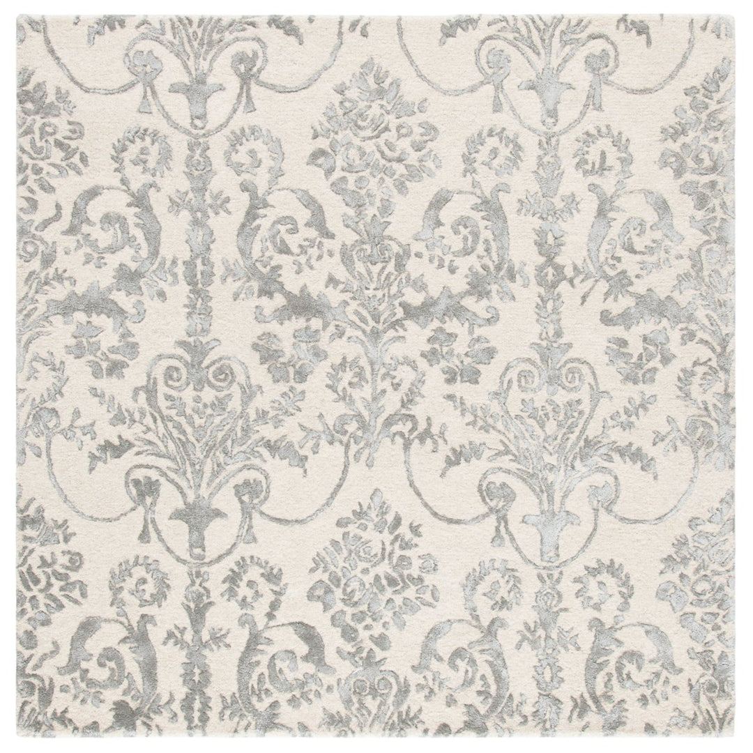 SAFAVIEH Bella BEL917A Handmade Ivory / Grey Rug Image 1