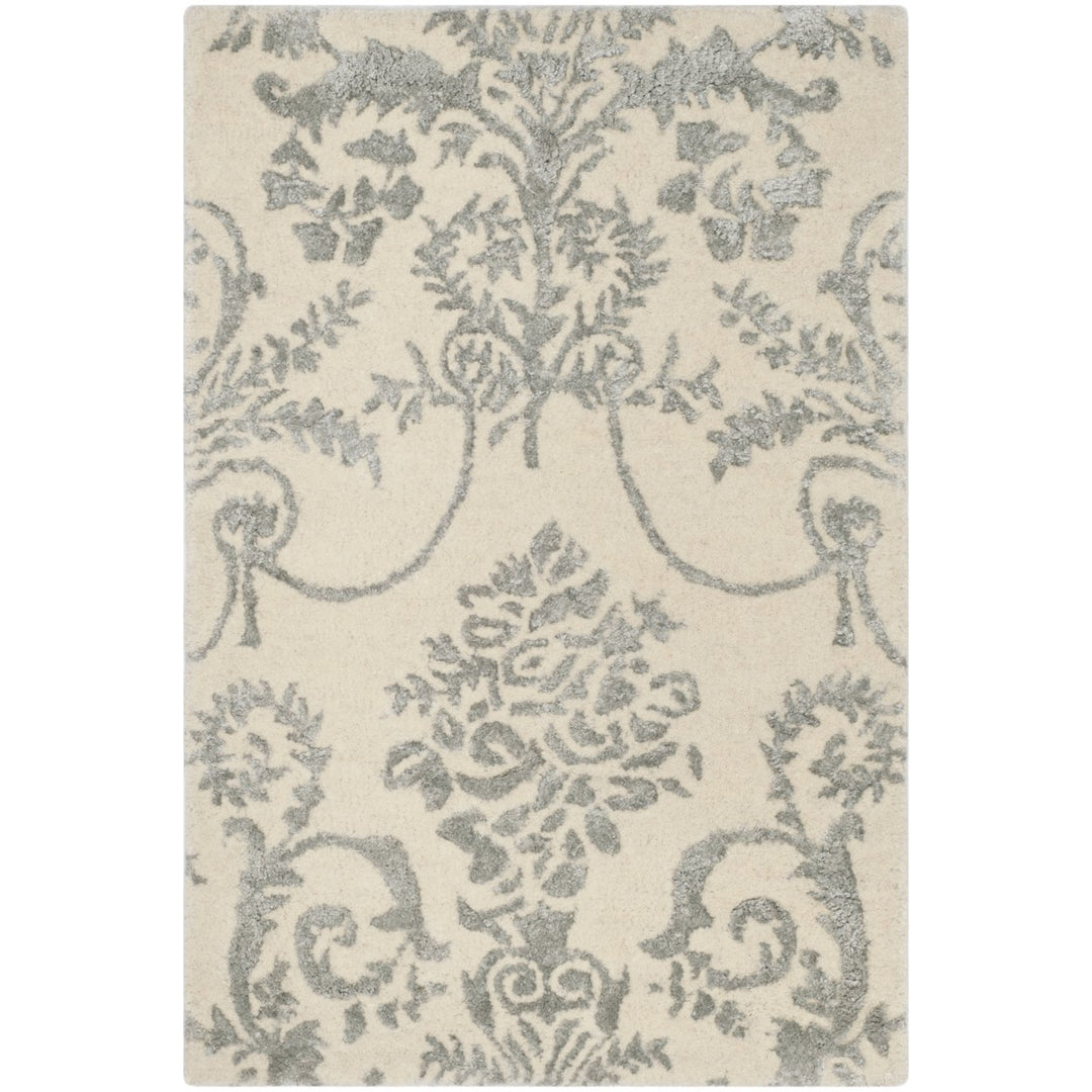 SAFAVIEH Bella BEL917A Handmade Ivory / Grey Rug Image 8