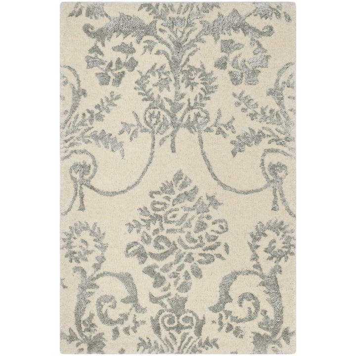 SAFAVIEH Bella BEL917A Handmade Ivory / Grey Rug Image 8