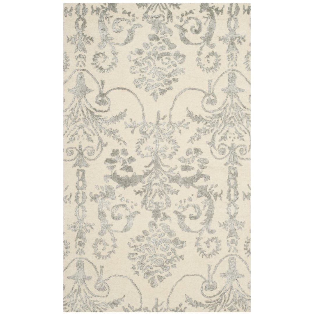 SAFAVIEH Bella BEL917A Handmade Ivory / Grey Rug Image 9