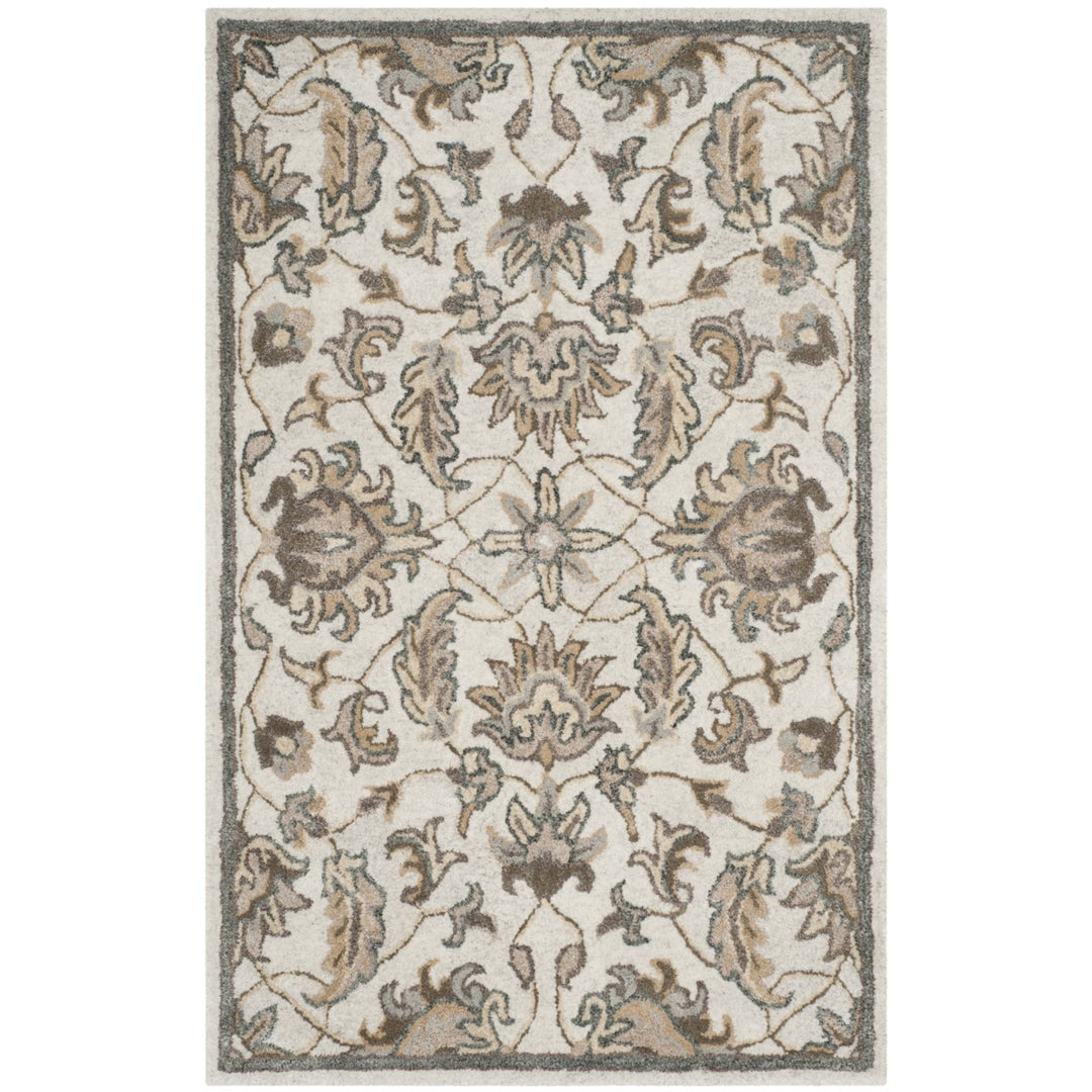 SAFAVIEH Bella BEL924A Handmade Ivory / Light Grey Rug Image 9