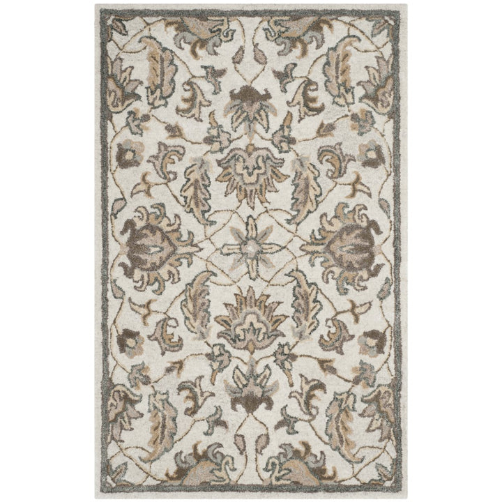 SAFAVIEH Bella BEL924A Handmade Ivory / Light Grey Rug Image 1