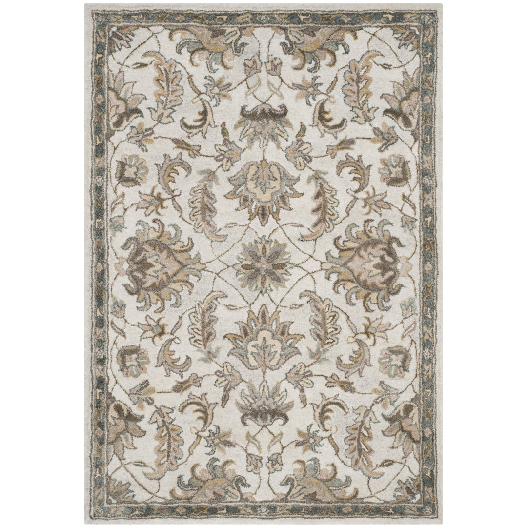 SAFAVIEH Bella BEL924A Handmade Ivory / Light Grey Rug Image 10