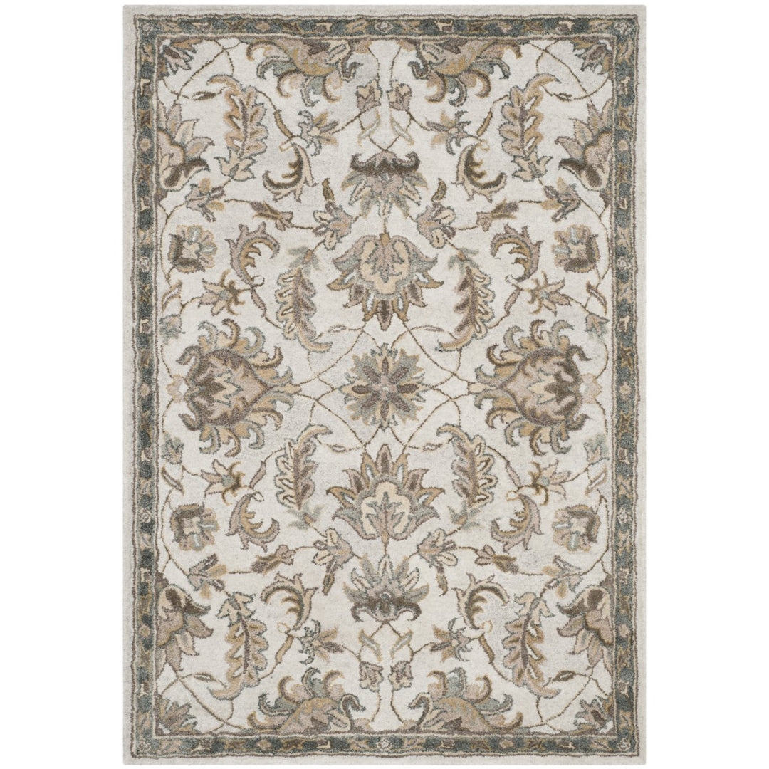 SAFAVIEH Bella BEL924A Handmade Ivory / Light Grey Rug Image 1