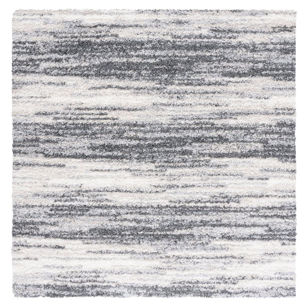 SAFAVIEH Berber Shag BER412H Charcoal / Grey Rug Image 1