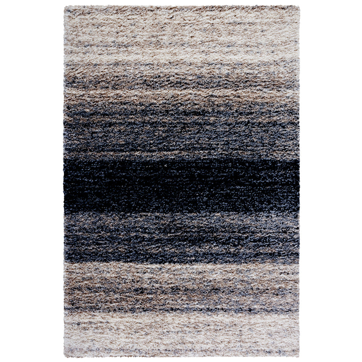 SAFAVIEH Berber Shag BER414F Grey / Charcoal Rug Image 1