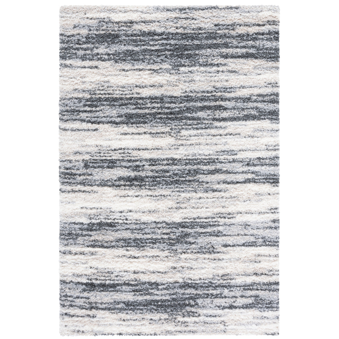 SAFAVIEH Berber Shag BER412H Charcoal / Grey Rug Image 9