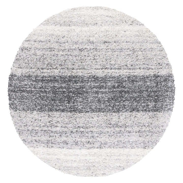 SAFAVIEH Berber Shag BER414F Grey / Charcoal Rug Image 4