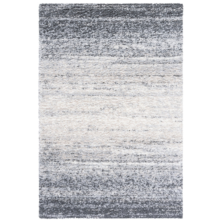 SAFAVIEH Berber Shag BER420F Grey / Charcoal Rug Image 1